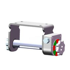 Extended-Length Double C Slider cargo tie-down winch